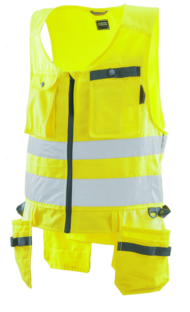 Jobman 7346 Håndverksvest varsel – Yellow