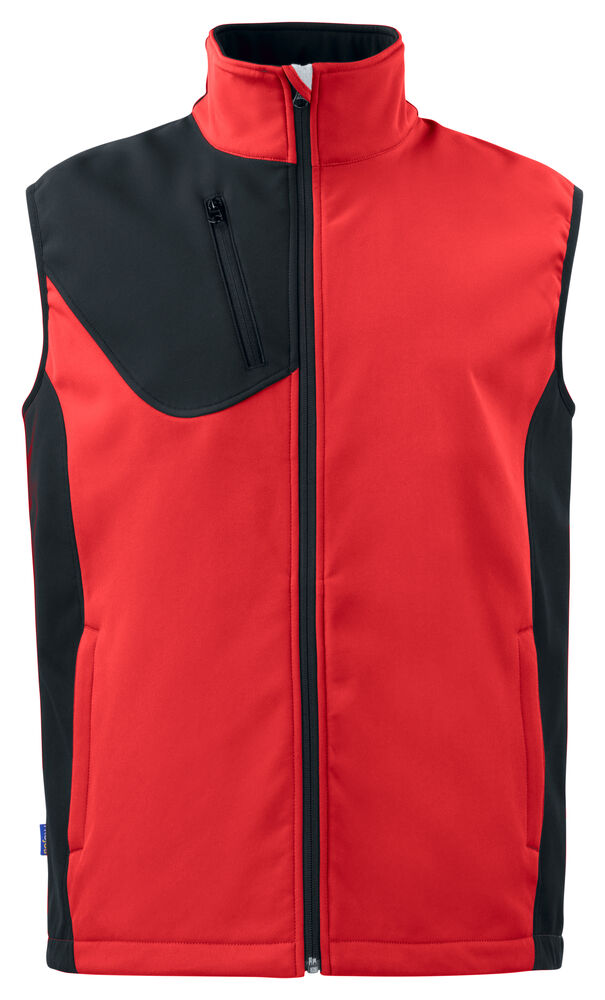 ProJob 3702 Softshellvest – Red