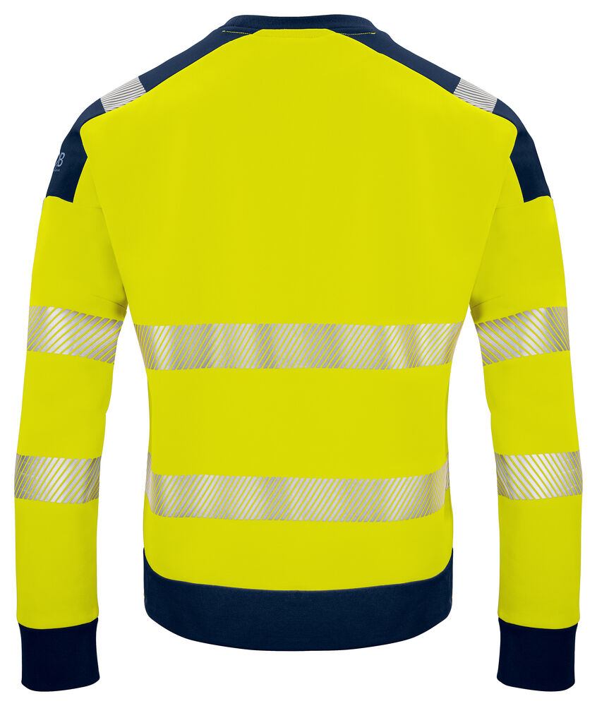 ProJob 6108 Sweatshirt EN ISO 20471 Kl 3/2 – bakside