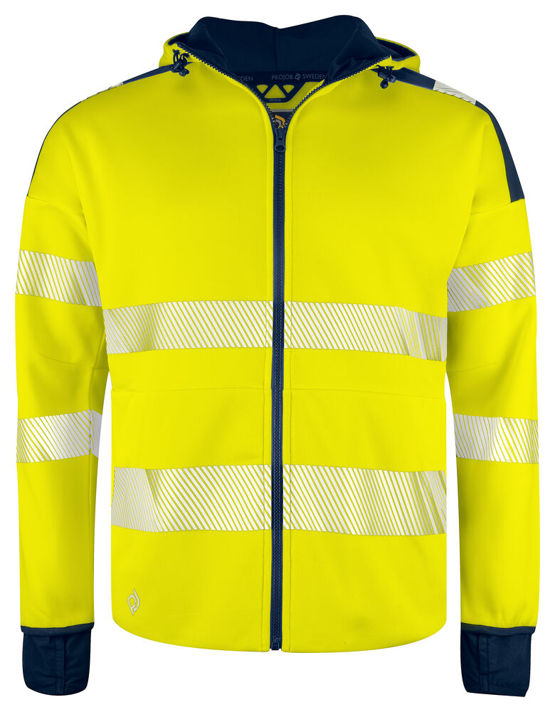 ProJob 6110 Hettejakke EN ISO 20471 Kl 3/2 – Yellow/Navy