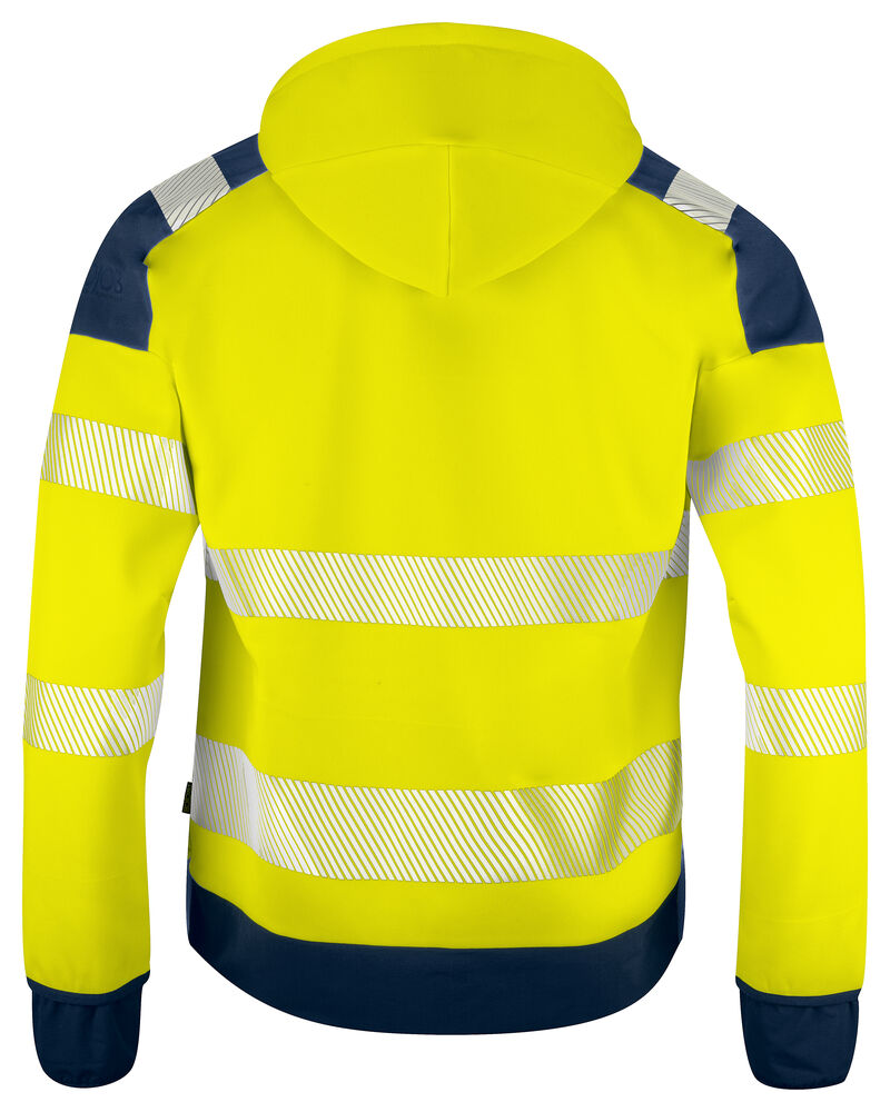ProJob 6110 Hettejakke EN ISO 20471 Kl 3/2 – bakside