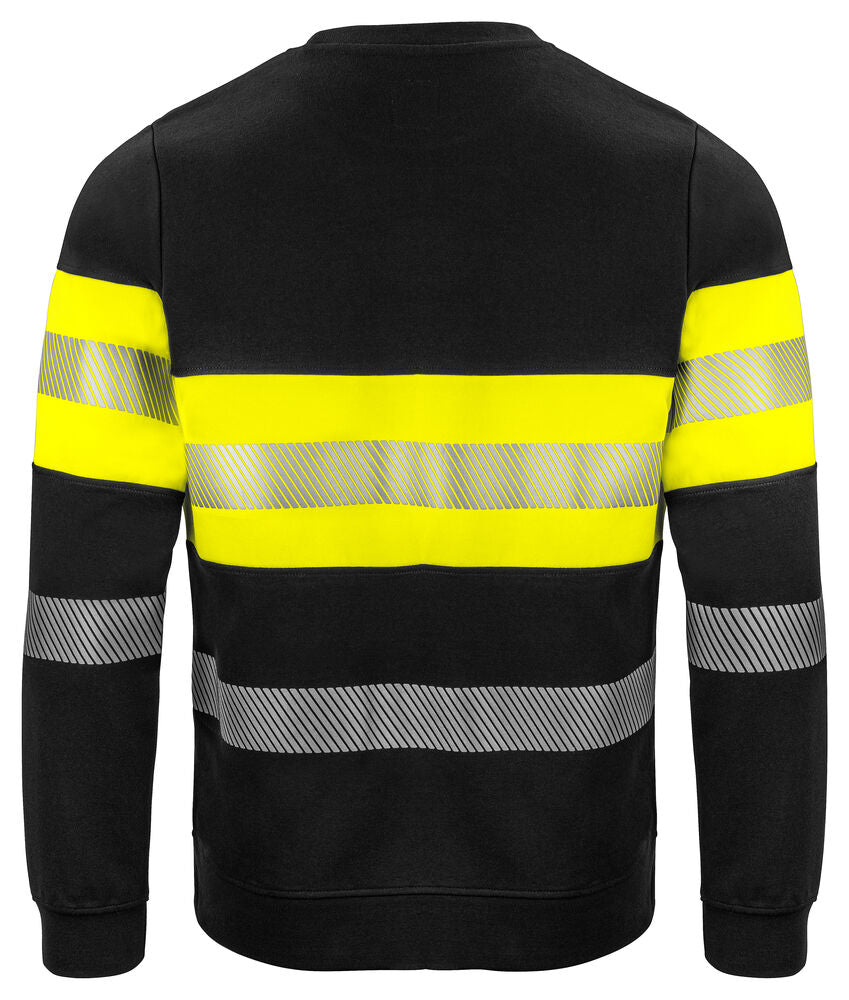 ProJob 6129 Sweatshirt EN ISO 20471 Kl 1 – bakside