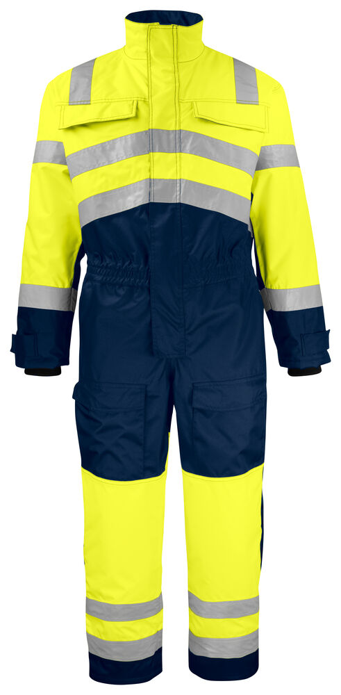 ProJob 6202 Fôret Kjeledress EN ISO 20471 Kl 3 – Yellow/Navy