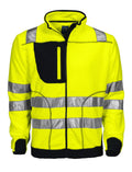 ProJob 6303 Fleecejakke EN ISO 20471 Kl 3/2 – Yellow/Black