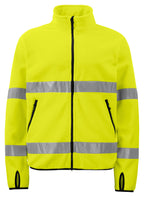 ProJob 6327 Fleecejakke EN ISO 20471 Kl 3 – Yellow/Black