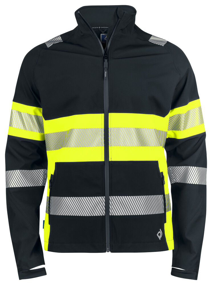 ProJob 6442 Funksjonsjakke EN ISO 20471 Kl 1 – Yellow/Black