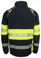 ProJob 6443 Softshelljakke EN ISO 20471 Kl 1 – bakside