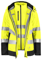ProJob 6445 Funksjonsjakke 3-i-1 EN ISO 20471 Kl 3/2 – Yellow/Black