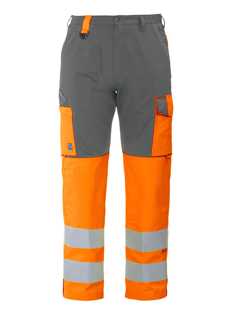 ProJob 6501 Servicebukse EN ISO 20471 Kl 2 – Orange/Grey
