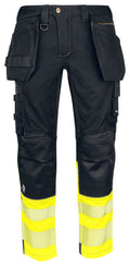 ProJob 6525 Midjebukse Extreme EN ISO 20471 Klasse 1 – Yellow / Black
