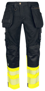ProJob 6525 Midjebukse Extreme EN ISO 20471 Klasse 1 – Yellow / Black