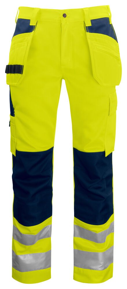 ProJob 6531 Håndverksbukse EN ISO 20471 Kl 2 – Yellow/Navy