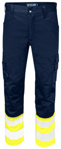 ProJob 6537 Servicebukse Stretch – Yellow/Navy