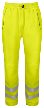 ProJob 6550 Regnbukse EN ISO 20471 Kl 2/1 – Yellow/Black