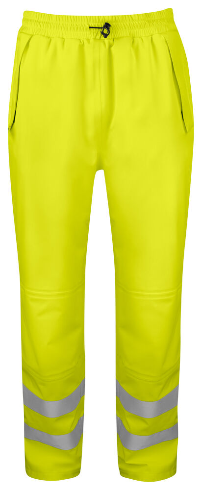 ProJob 6550 Regnbukse EN ISO 20471 Kl 2/1 – Yellow/Black
