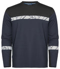 ProJob 7002 Langermet T-skjorte – Navy/Black