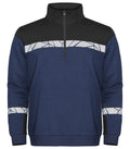 ProJob 7102 Sweatshirt 1/2 Zip – Navy/Black