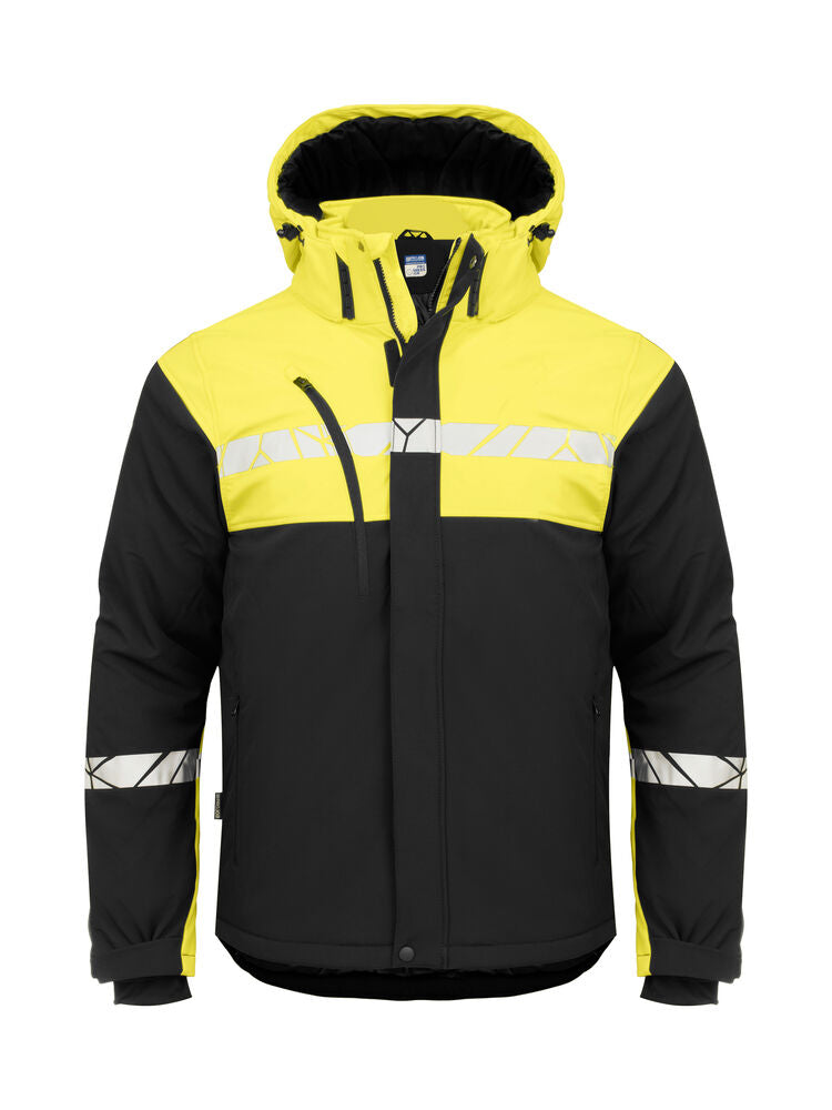 ProJob 7413 Fôret Softshelljakke – Black/Yellow
