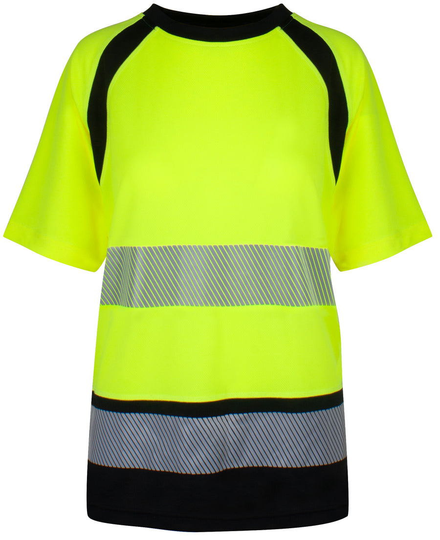 YOU Frontline Tee – dame – Safety Gul