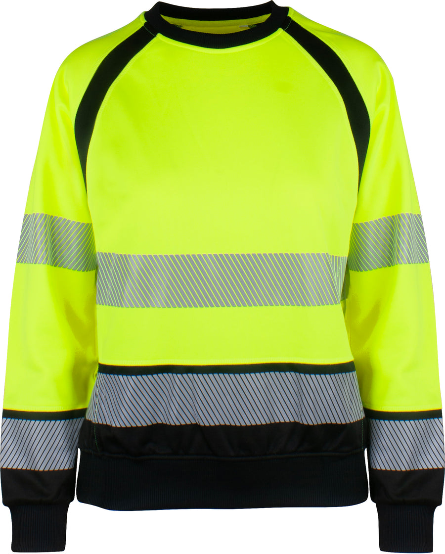 YOU Frontline crew neck – dame – Safety Gul