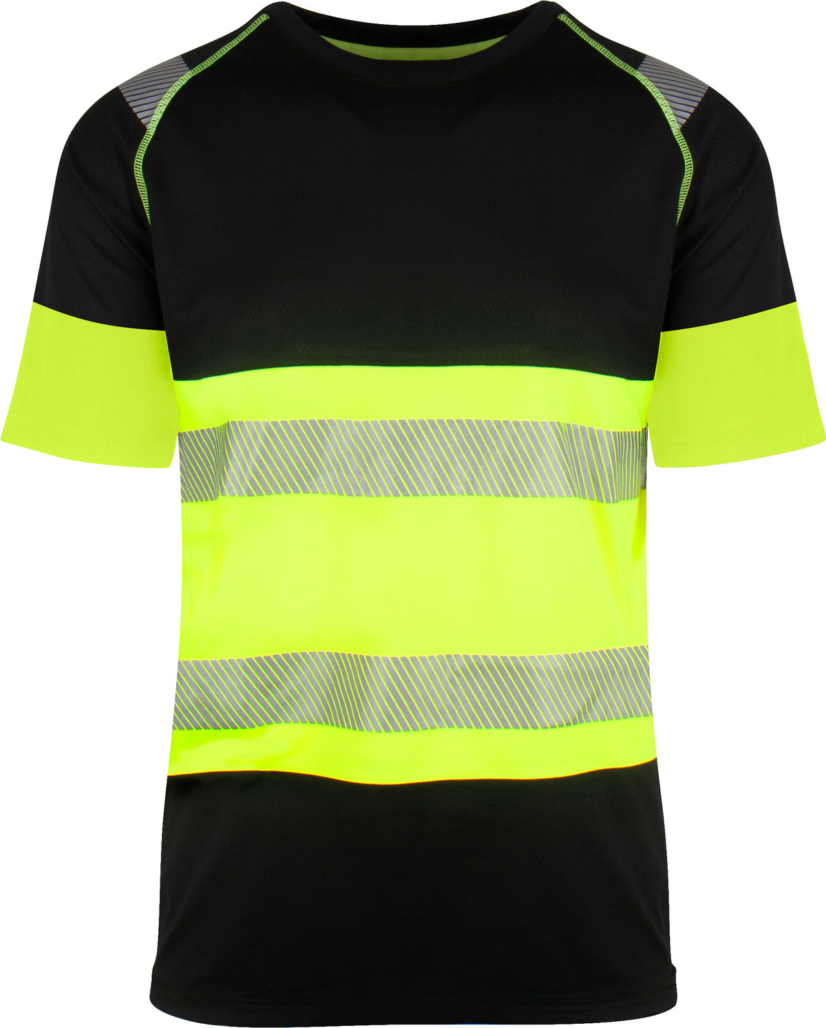 YOU Impact tee – Sort/Safety Gul